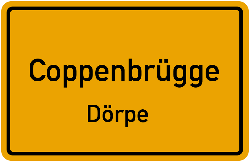 Ortsschild Coppenbrügge