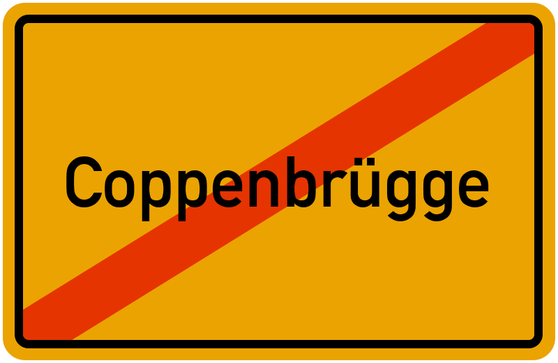 Ortsschild Coppenbrügge