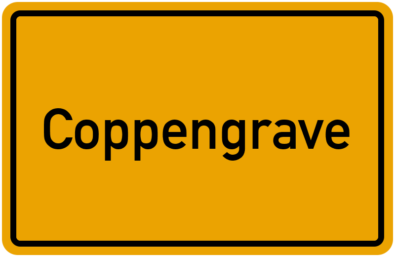 Ortsschild Coppengrave