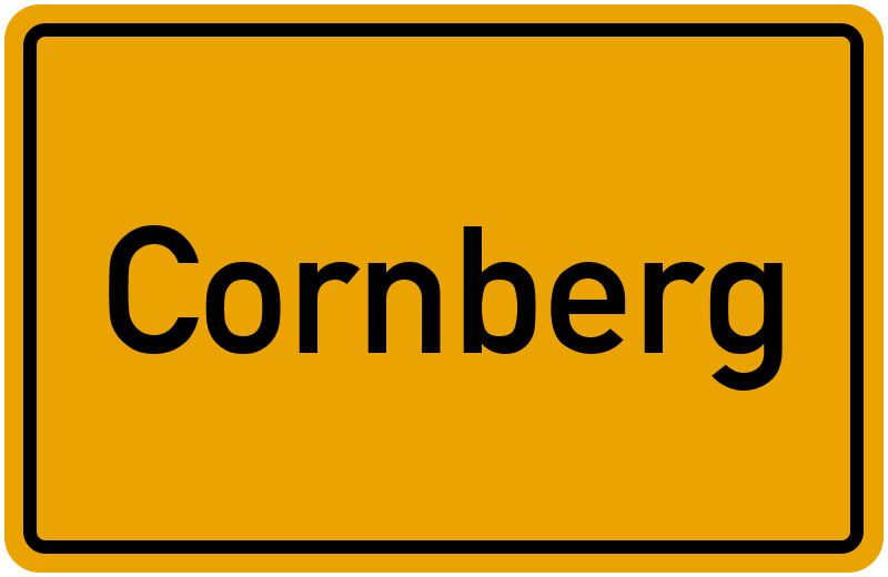 Ortsschild Cornberg