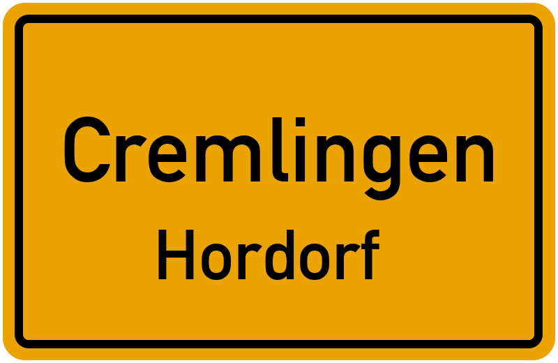 Ortsschild Cremlingen