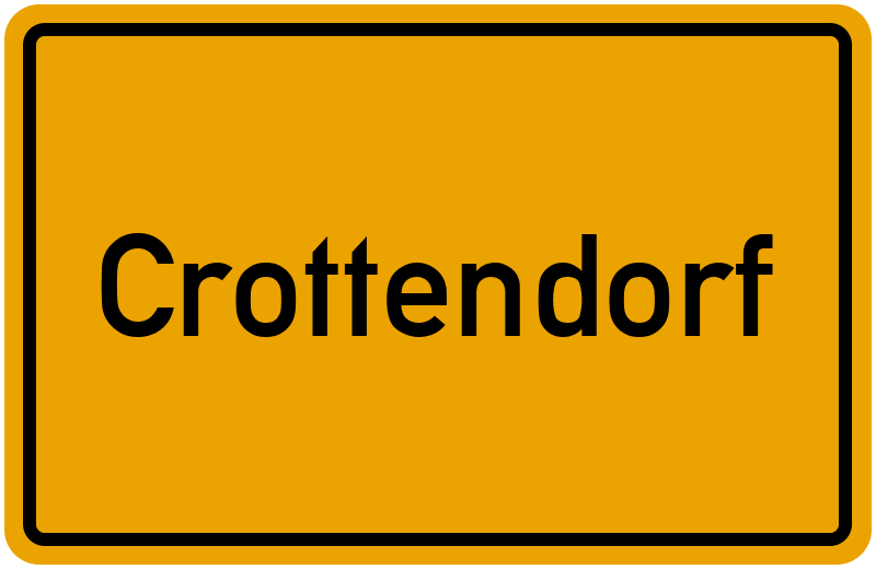 Ortsschild Crottendorf