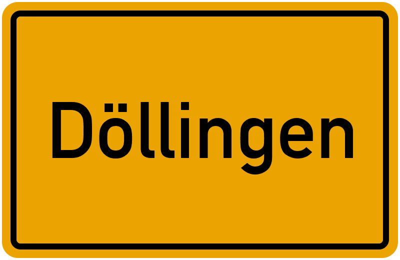 Ortsschild Döllingen