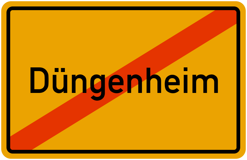 Ortsschild Düngenheim