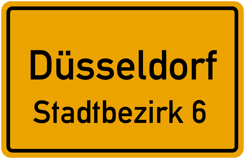 Ortsschild Düsseldorf