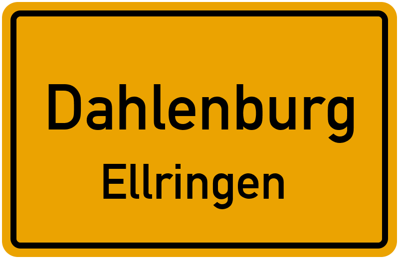 Ortsschild Dahlenburg