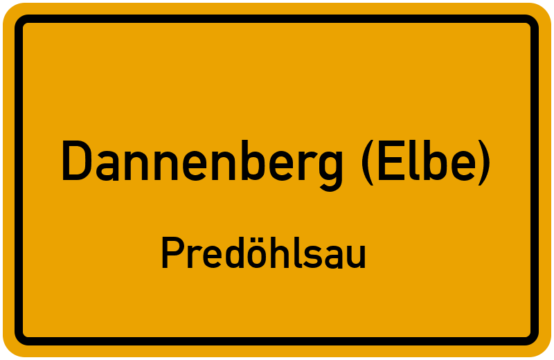 Ortsschild Dannenberg (Elbe)