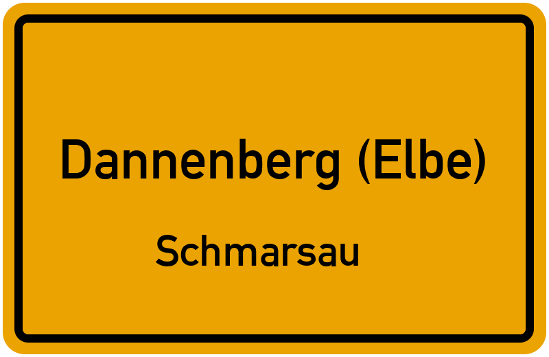Ortsschild Dannenberg (Elbe)