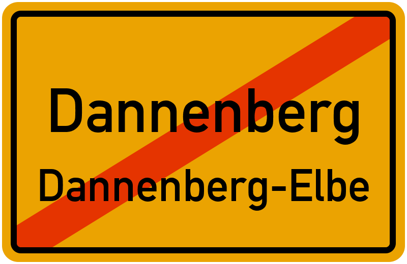 Ortsschild Dannenberg