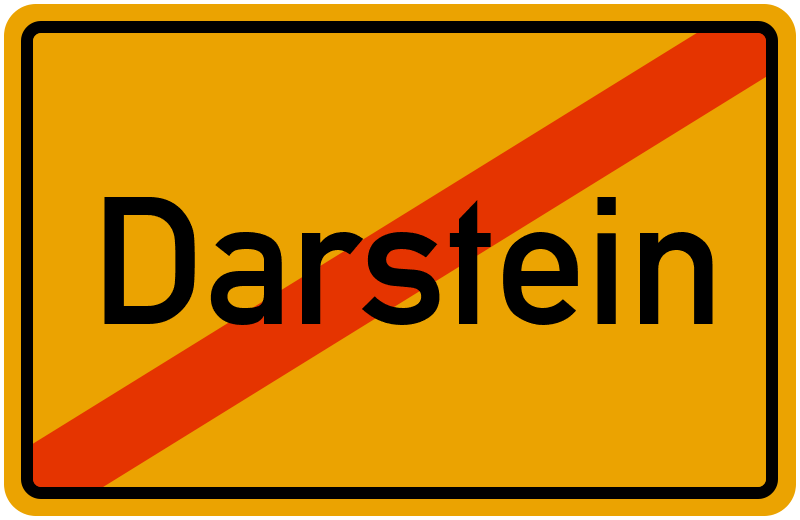 Ortsschild Darstein