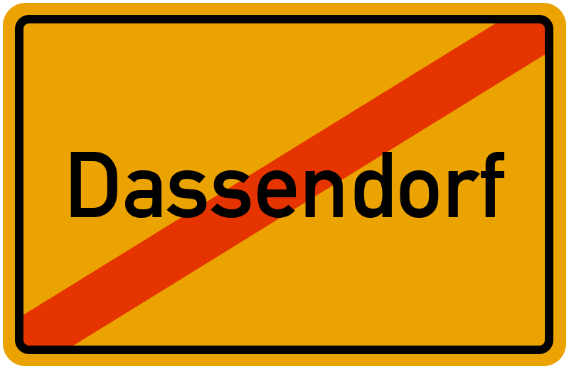 Ortsschild Dassendorf