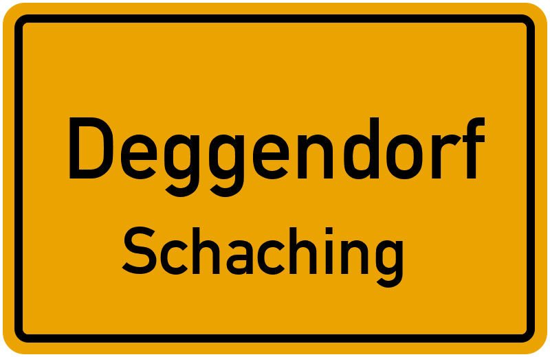 Ortsschild Deggendorf