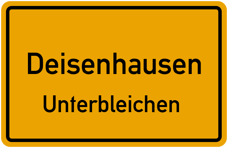 Ortsschild Deisenhausen