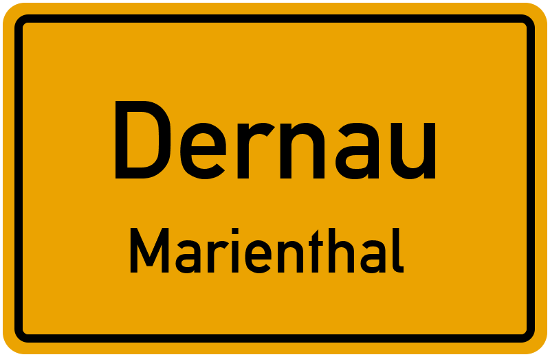 Ortsschild Dernau