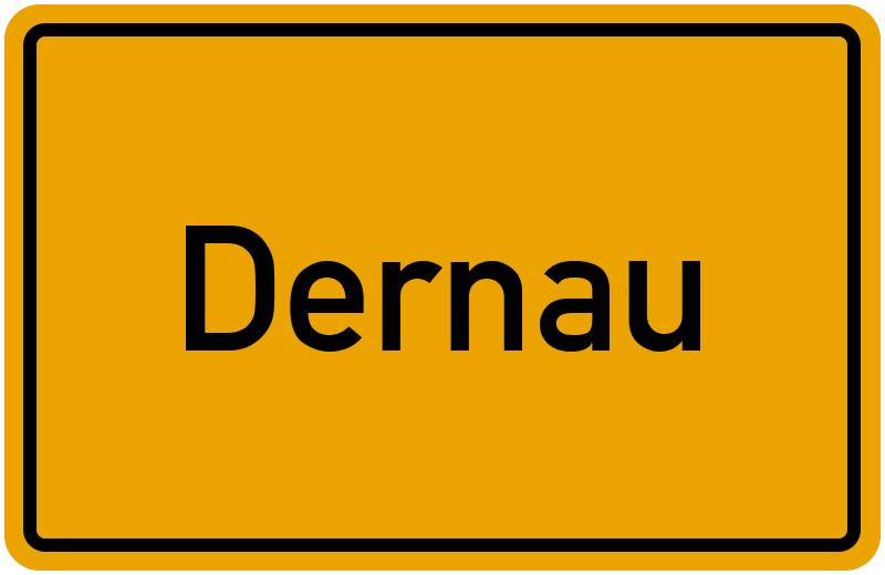Ortsschild Dernau