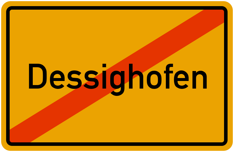 Ortsschild Dessighofen