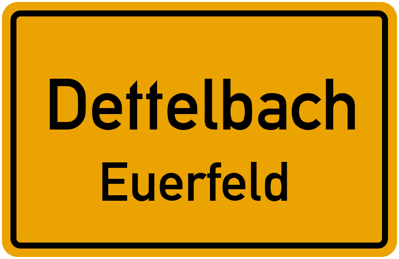 Ortsschild Dettelbach