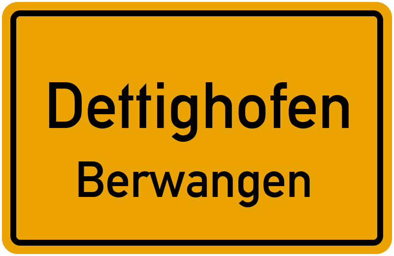 Ortsschild Dettighofen