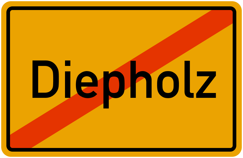 Ortsschild Diepholz