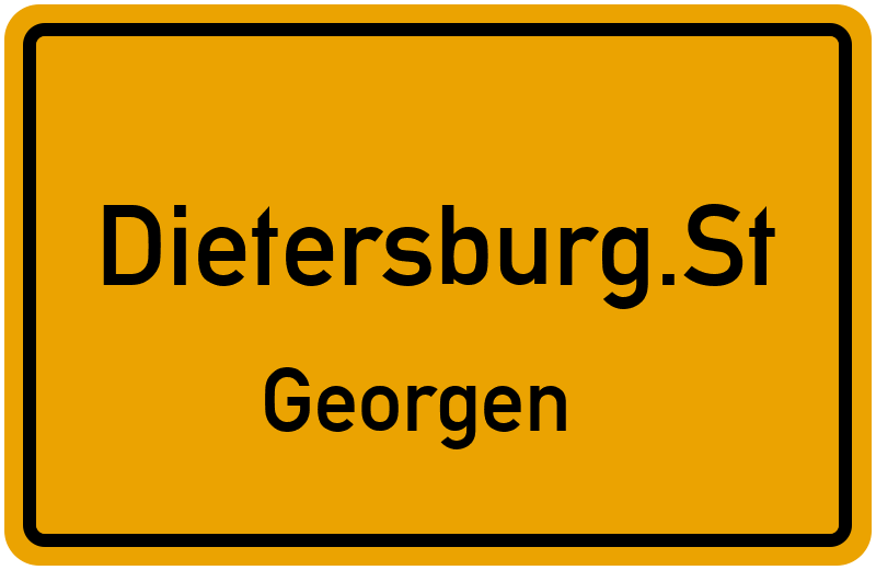 Ortsschild Dietersburg.St