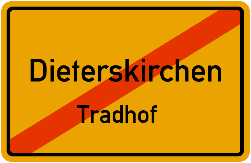 Ortsschild Dieterskirchen
