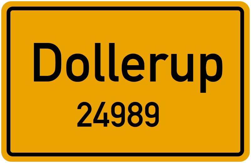 24989 Dollerup Straßenverzeichnis: Alle Straßen in 24989