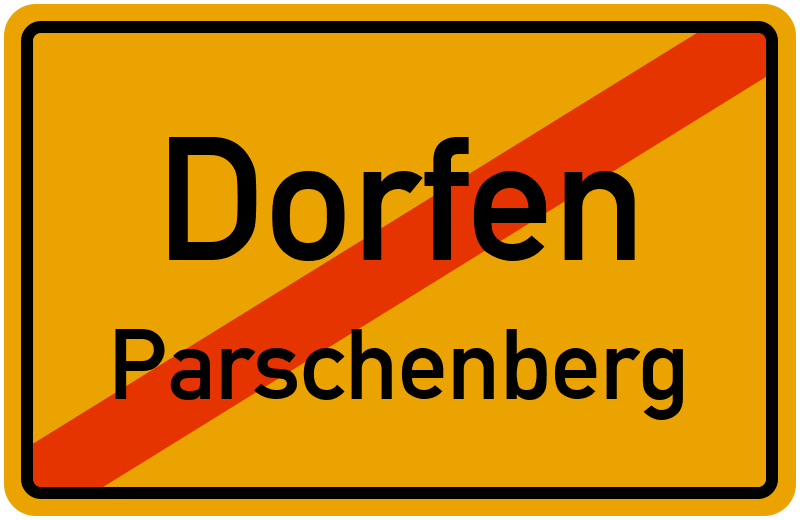 Ortsschild Dorfen