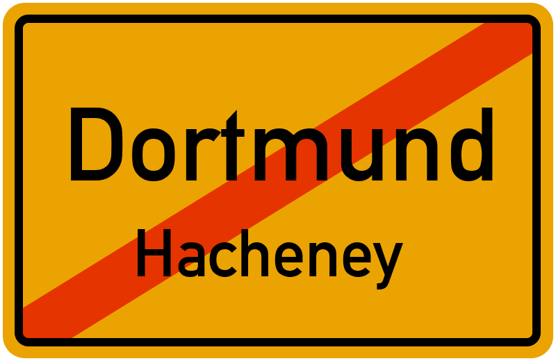 Ortsschild Dortmund