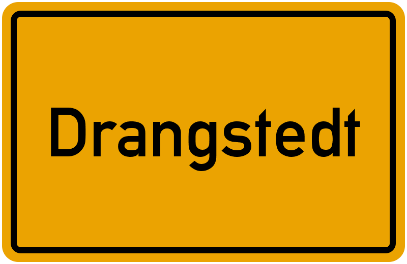 Ortsschild Drangstedt