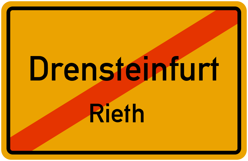 Ortsschild Drensteinfurt