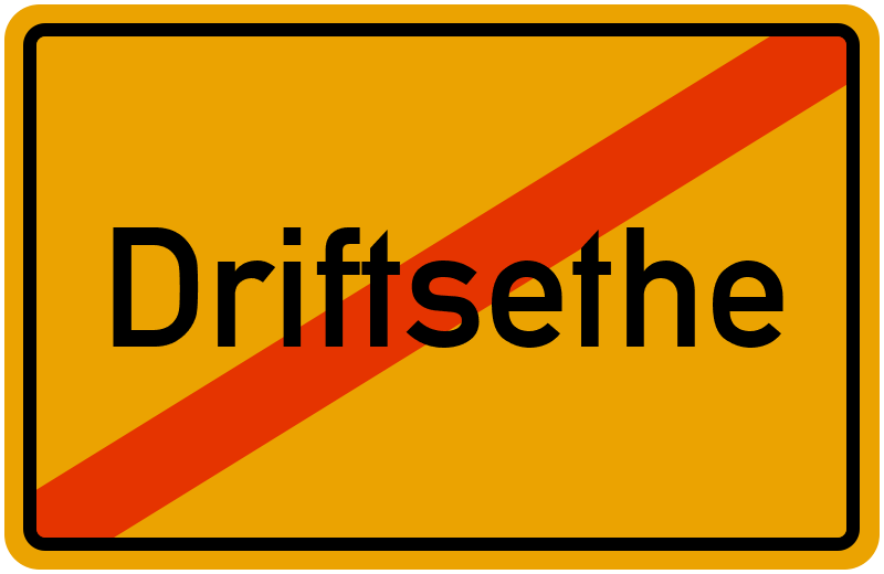 Ortsschild Driftsethe