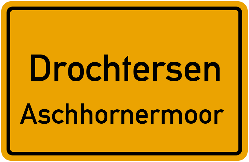 Ortsschild Drochtersen