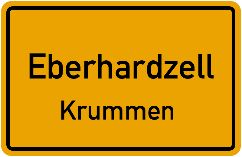 Ortsschild Eberhardzell