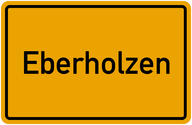 Ortsschild Eberholzen