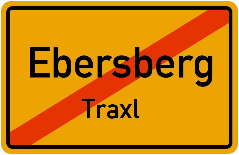 Ortsschild Ebersberg