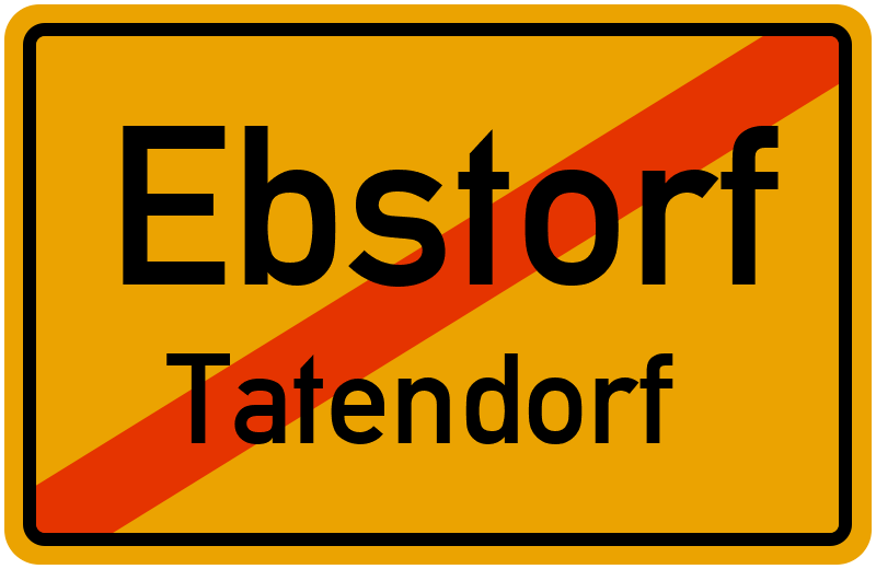 Ortsschild Ebstorf