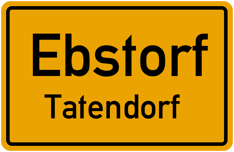 Ortsschild Ebstorf