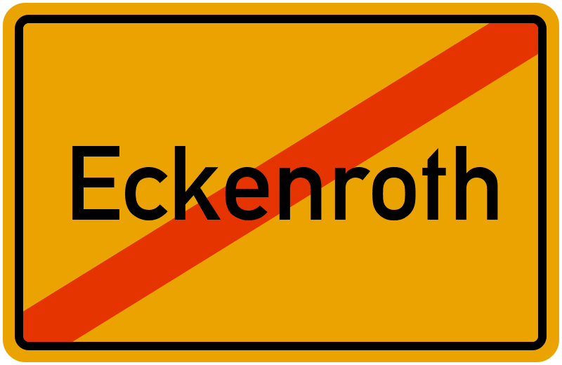 Ortsschild Eckenroth