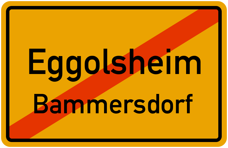 Ortsschild Eggolsheim