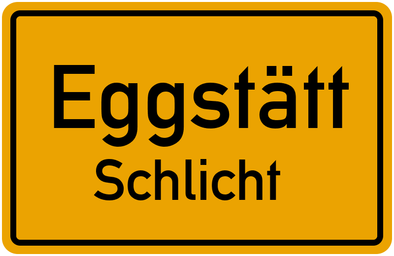 Ortsschild Eggstätt