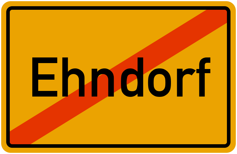 Ortsschild Ehndorf