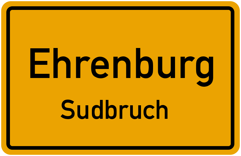 Ortsschild Ehrenburg