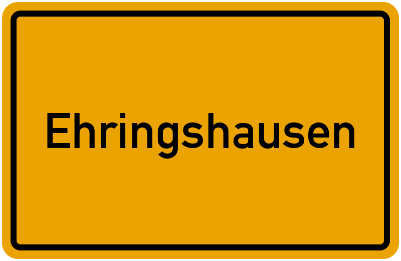 Ortsschild Ehringshausen