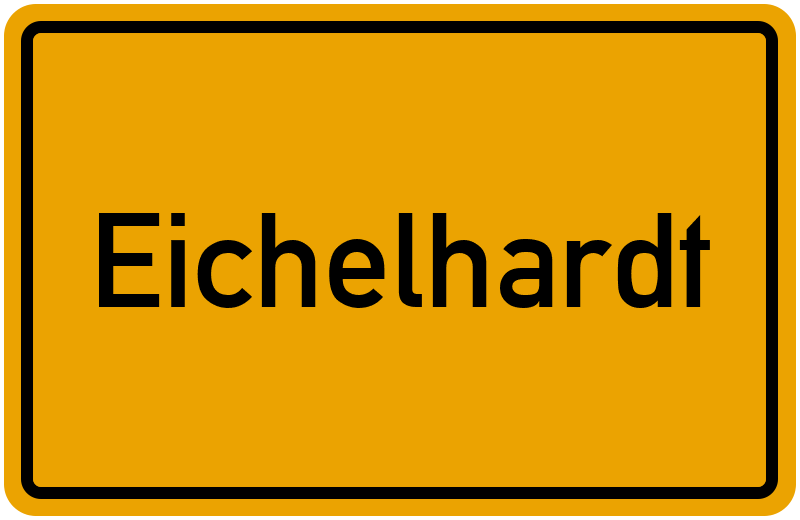 Ortsschild Eichelhardt