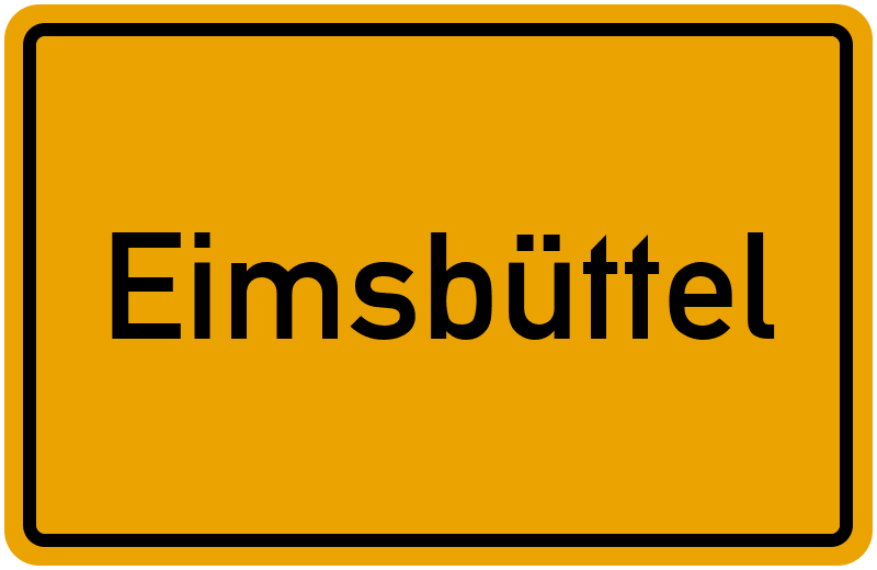 Ortsschild Eimsbüttel