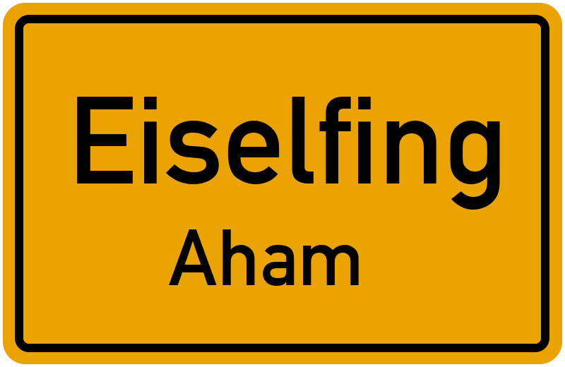 Ortsschild Eiselfing