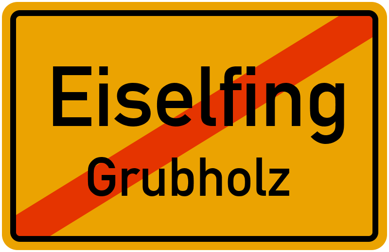 Ortsschild Eiselfing