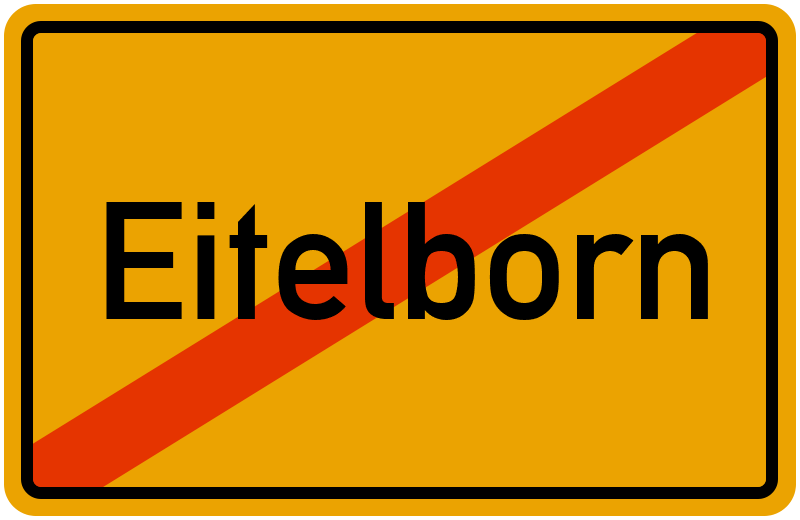 Ortsschild Eitelborn