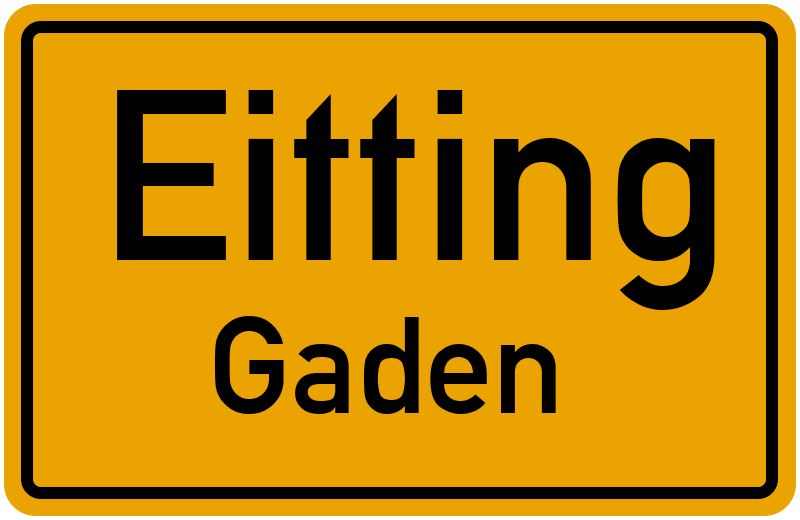 Ortsschild Eitting