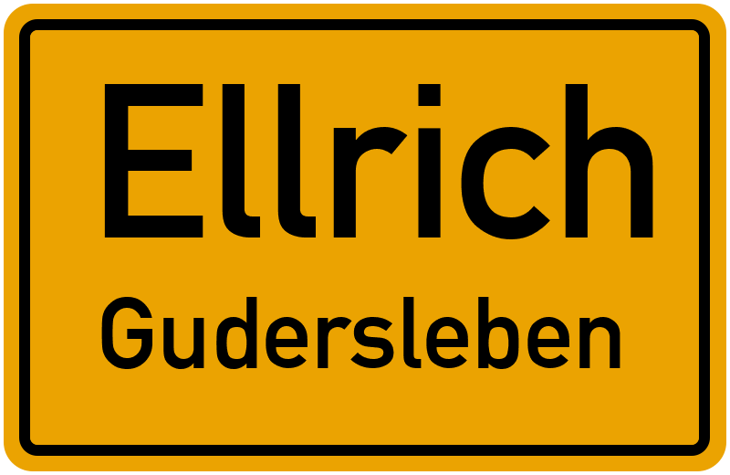 Ortsschild Ellrich